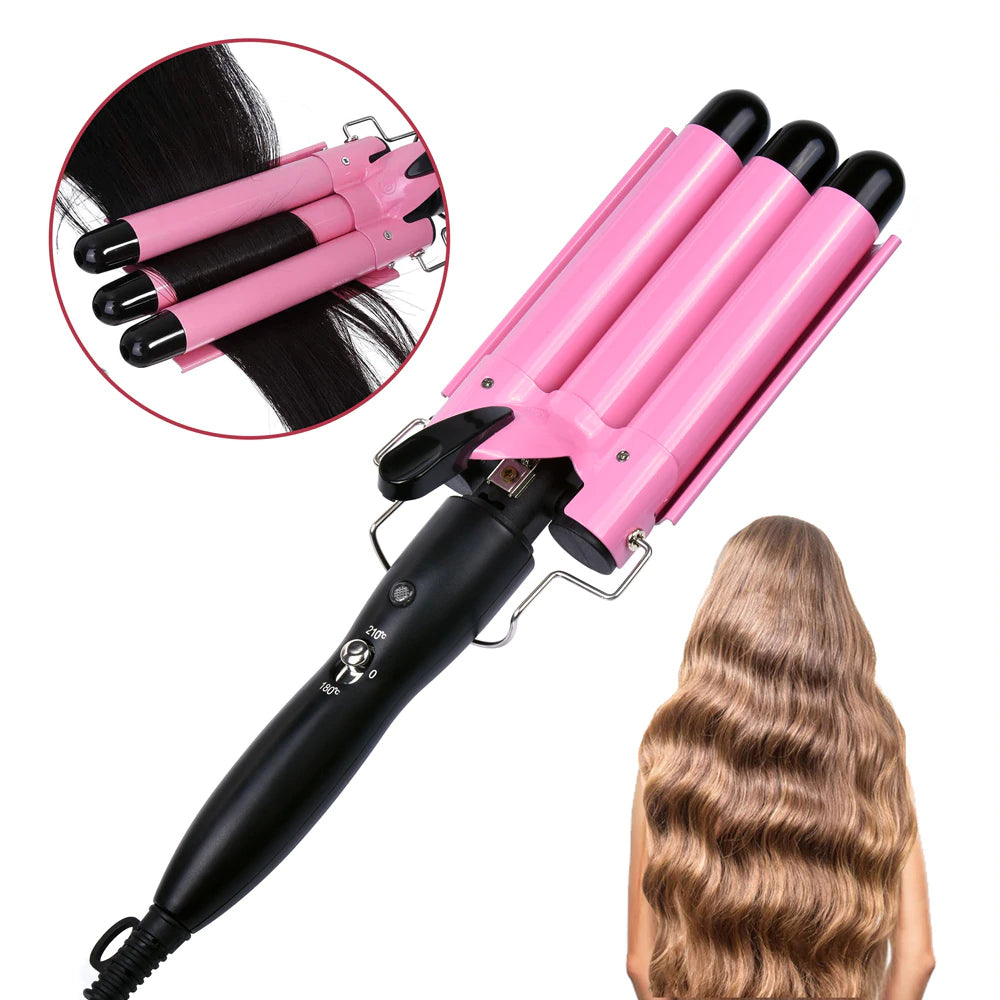 3 Barrels Hair Curling Iron