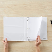 Load image into Gallery viewer, 4 Pack White Ring Binder