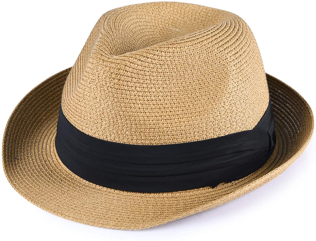 Straw Sun Hat for Men Women Foldable  Beach Hat UPF 50+