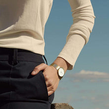 Load image into Gallery viewer, Rose Gold Analog Quartz Watch Leather